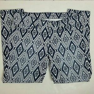 7 For All Mankind Diamond Pattern Crop Skinny US 4